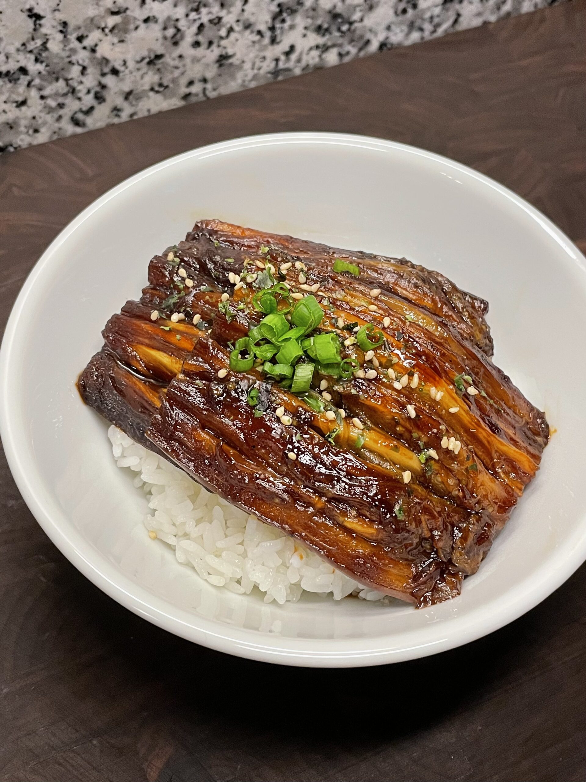 Eggplant “Unagi” (Japanese Eel)