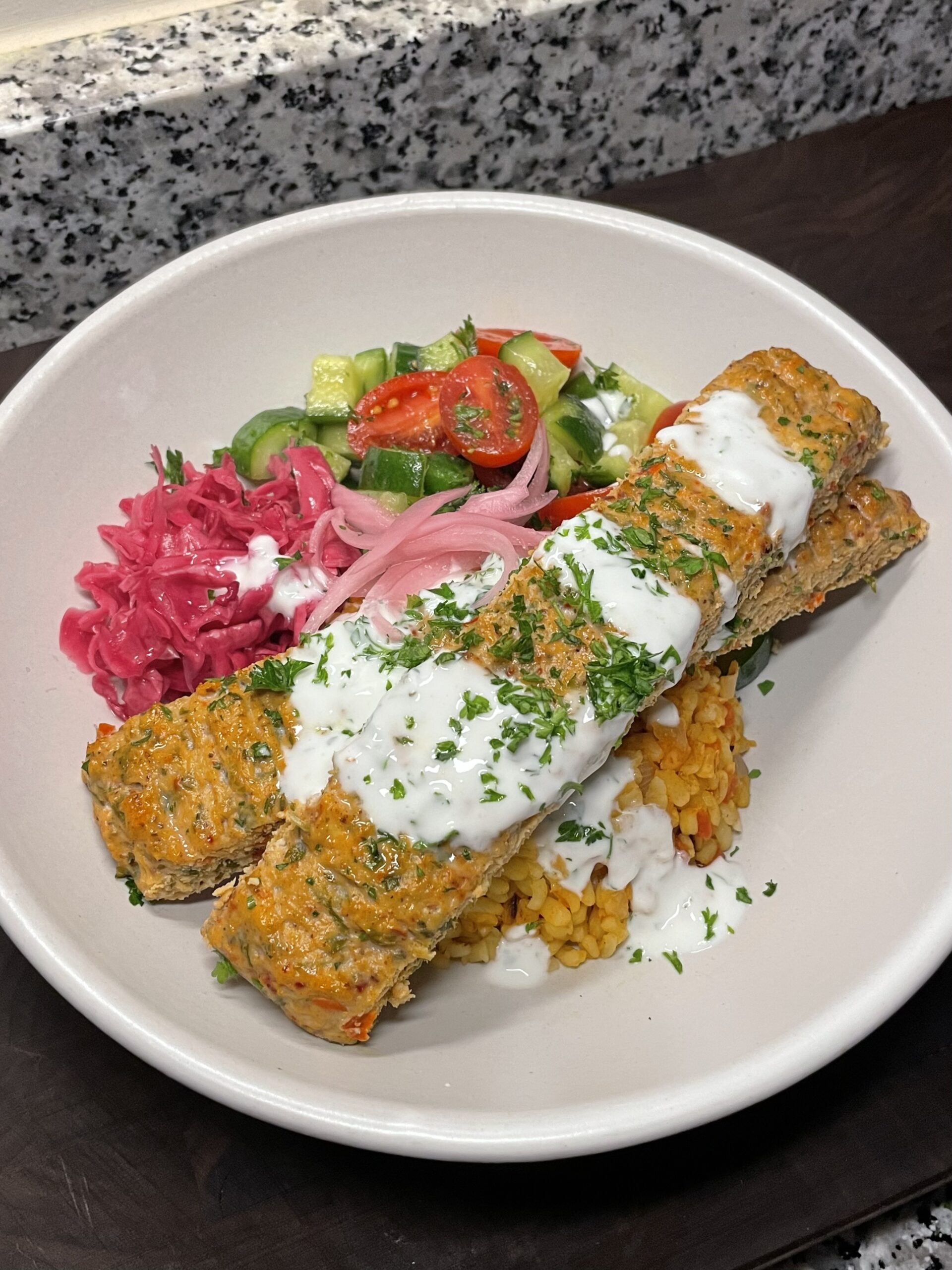 Sheet Pan Chicken Adana Kebab