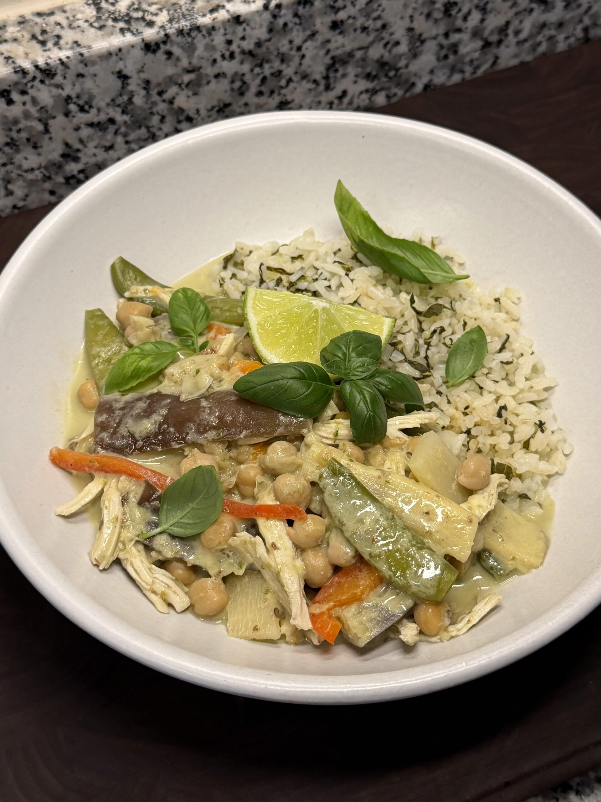 Chickpea Thai Green Curry